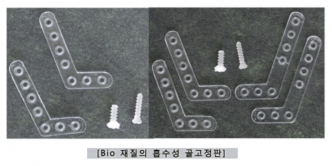 Bio 재질의 흡수성 골고정판