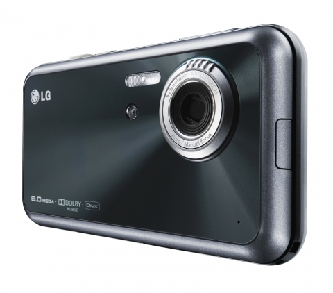 LG전자, 8백만 화소 멀티미디어폰 LG-KC910 첫 공개