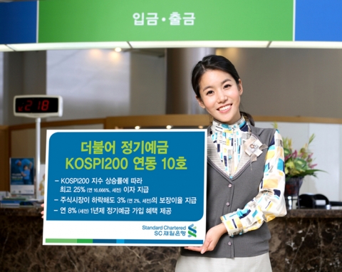 SC제일은행, ‘더불어 정기예금 KOSPI200 연동 10호’ 판매