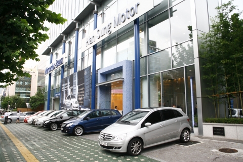 한성車, 메르세데스-벤츠 방배전시장에서 ‘뉴제너레이션 마이비(My B)’ 출시기념 시승 행사