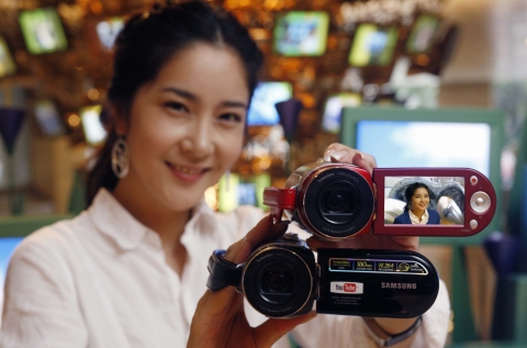 삼성전자, UCC 맞춤형 캠코더 출시