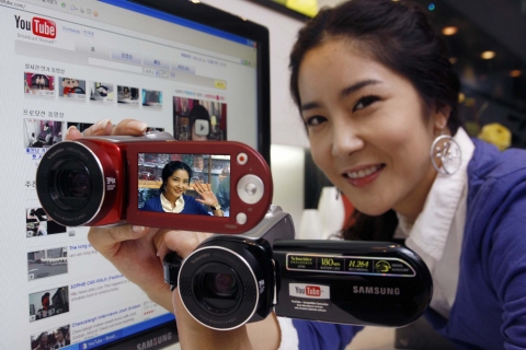 삼성전자, UCC 맞춤형 캠코더 출시
