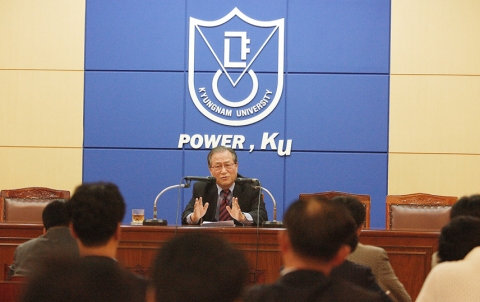 북한대학원대학교, 정세현 前통일부장관 초청‘한반도 주변정세와 남북관계’ 특강 개최