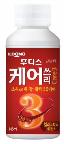 일동후디스 위, 장, 활력을 위한 초유보강 발효유 후디스 케어3 리뉴얼 출시