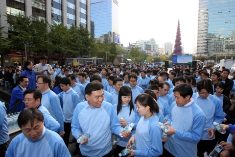 삼성전자 임직원, ‘사랑의 청계천 걷기’ 행사 참여