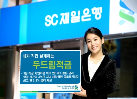 SC제일은행, 내가 직접 설계하는 고금리 적금통장 ‘두드림적금’ 출시