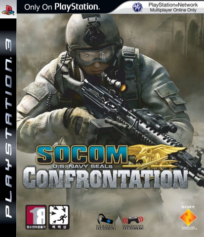 PLAYSTATION®3용『SOCOM: U.S. Navy SEALs Confrontation』 패키지샷