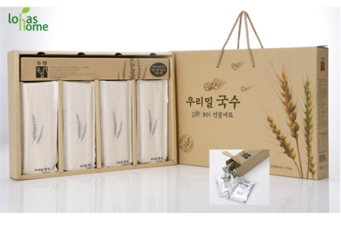 연말·연시 따뜻한  마음 전하기…로하스홈, 우리 밀 국수 세트  제안