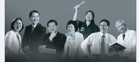 2008 닮고 싶고 되고 싶은 과학기술인 선정자 단체 사진