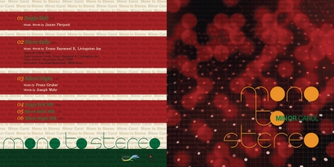 올 가을 결성된 실력파 그룹 ‘모노투스테레오(Mono to Stereo, 멤버:SWitch.K, 조재용, 유웅렬)가 이제 보름 앞으로 다가온 크리스마스를 앞두고 모노투스테레오 만의 음악 색깔을 표현한 프로젝트 앨범인 ‘마이너 캐롤’ 앨범을 디지털 싱글로 출시했다. 사진은 3인조 그룹 모노투스테레오 2008년 크리스마스 프로젝트 앨범 &#039;마이너 캐롤&#039; 표지
