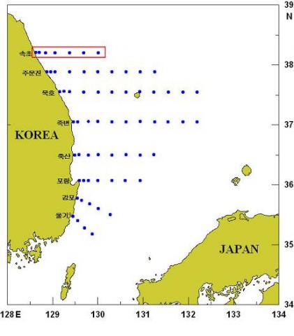 해양조사 정점도