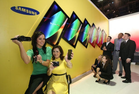 CES 2008에 선보인 삼성전자 ToC디자인 TV