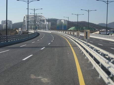 낙생고가차도 전경(반대방향)