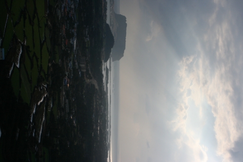 말미오름에서 바라본 성산일출봉
