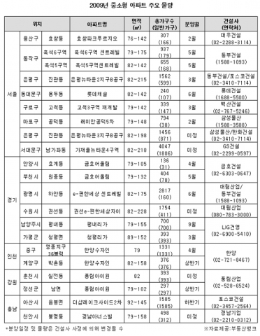 올해도 중소형아파트 ‘전성시대’ 예감