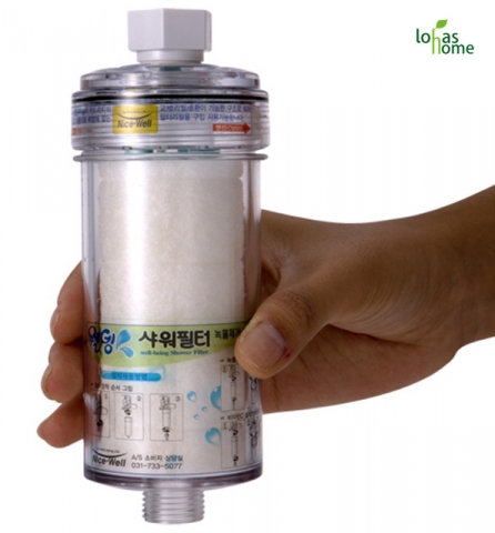 ‘녹물 및 잔류염소 제거용 샤워 필터’