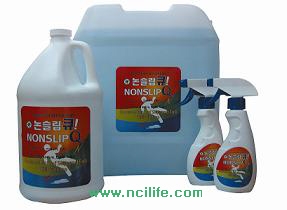 NCI 미끄럼방지제 '논슬립큐' 제품 구성(250ml, 4L, 20L)
