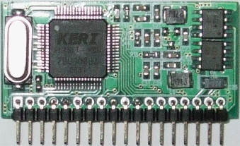 개발된 상용화 칩(SoC)를 탑재한 HIC Module