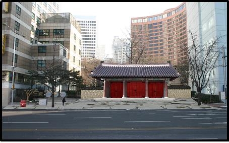 이전 후 환구단 정문(복원가상도)