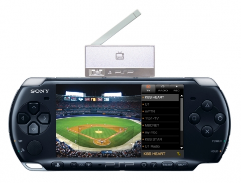 PSP® (PlayStation®Portable)와 지상파 DMB 튜너 이미지