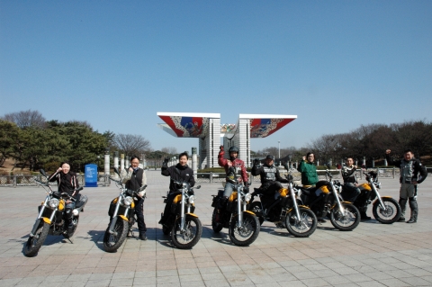 새로운 개념의 모터사이클 시승 행사인 'BMW 모토라드 펀 시티 투어(FUN CITY TOUR)' 전경