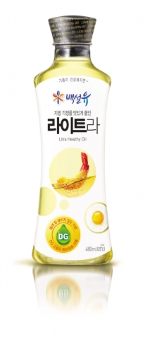 CJ ‘백설유 라이트라’, 식용유 최초 개별인정형 제품 인정