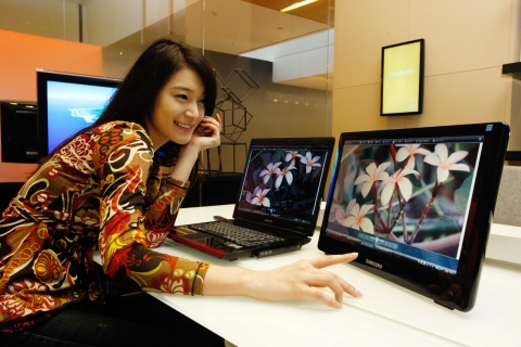 노트PC 전용 모니터 싱크마스터 랩핏