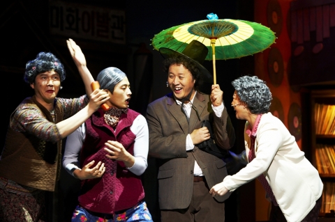 영화를 뮤지컬로 만든 &#039;라디오 스타&#039; 공연사진