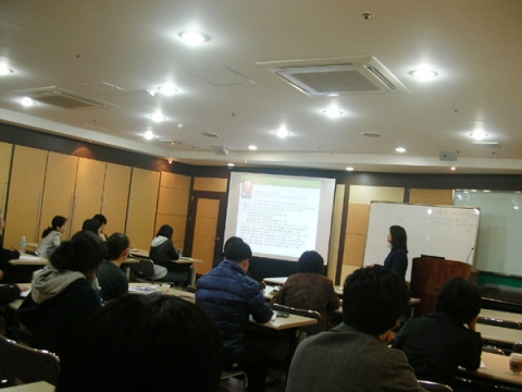 의료관광 코디네이터 초청특강 수업중