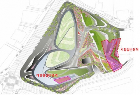 태양광발전 및 지열설비, 옥상조경