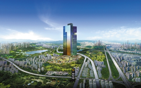 금광기업 광교 흥덕 kdb U-TOWER 조감도