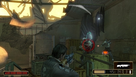 2009년 3월 20일 PSP용으로 발매하는 『Resistance: Retribution』 스크린샷