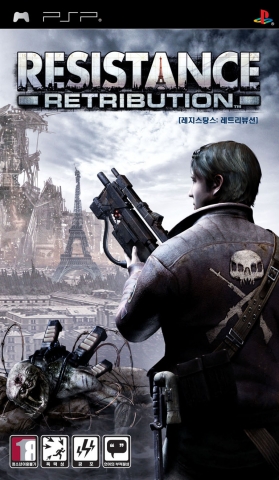 2009년 3월 20일 PSP용으로 발매하는 『Resistance: Retribution』 패키지샷