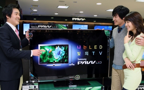 삼성전자, ‘빛의 TV - LED TV’ 판매 돌풍