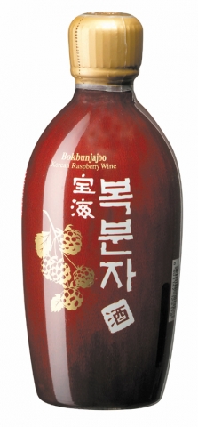 보해 복분자주, 美 와인대회서 ‘金’메달