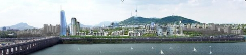 용산 에비뉴(Avenue)축. 한강르네상스와 조화된 서울의 중심 Design>