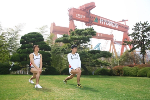 현대중공업 신정식 씨·박창현 씨 ‘마라톤 의형제’