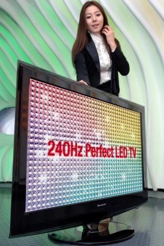 LG전자, 국내 최초 240헤르쯔(Hz) LED TV 출시