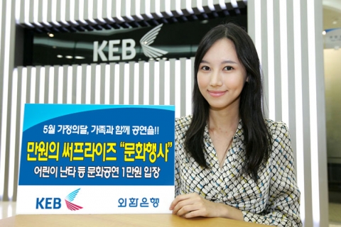 외환카드, ‘만원의 써프라이즈-문화행사’ 이벤트 마련