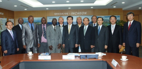 짐바브웨 공화국 수자원 개발부 장관 인천 방문