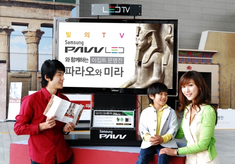 삼성 파브 LED TV, 문화 마케팅 펼쳐
