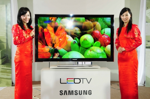 중국에 선보인 삼성 LED TV