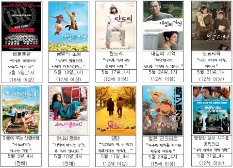 동대문구정보화도서관,  5월 도서관영화제에서 원작이 있는 일본영화 10편 상영