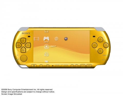 PSP® (PlayStation®Portable) (PSP-3005)에 신 색상 「브라이트 옐로」