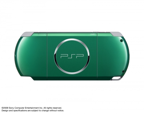 PSP® (PlayStation®Portable) (PSP-3005)에 신 색상 「스피리티드 그린」