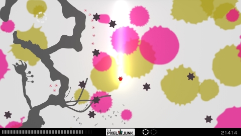 2009년 4월 3일 PS3 용으로 출시 『PixelJunk™ 3in1 pack』 중 「PixelJunk™ Eden」스크린샷