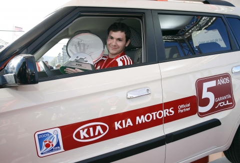 France’s Bruce Grannec, 22, this weekend’s FIFA Interactive World Cup final winner, wins a brand new Kia Soul.