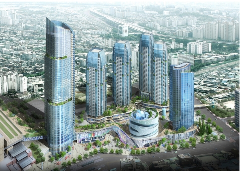 청량리도시환경정비구역 조감도(예정)