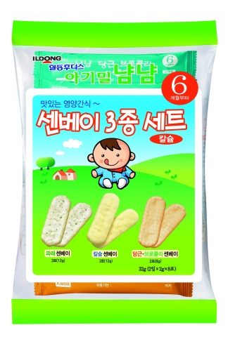 일동후디스, 우리아기 웰빙과자 ‘아기밀냠냠 센베이 3종세트’ 출시