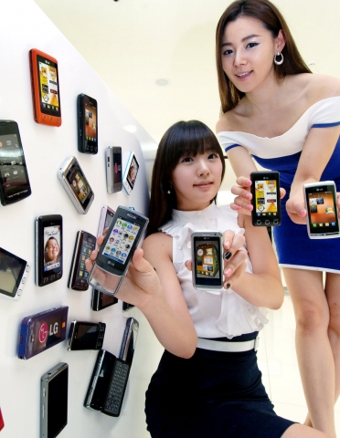 LG전자 풀터치폰, 2,000만대 판매 고지 올라